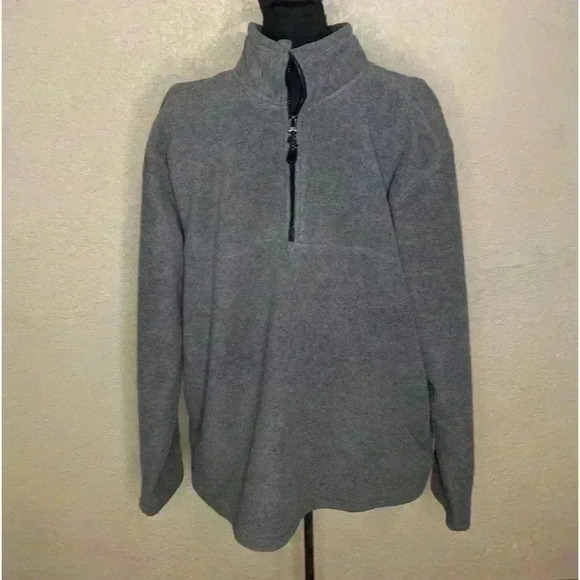 Men’s Pro Spirit fleece‎ grey half zip jacket sz M - Picture 1 of 7